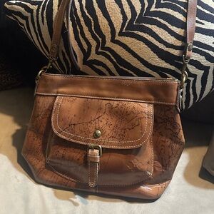 Brown Leather Women's Bag Patrica Nash